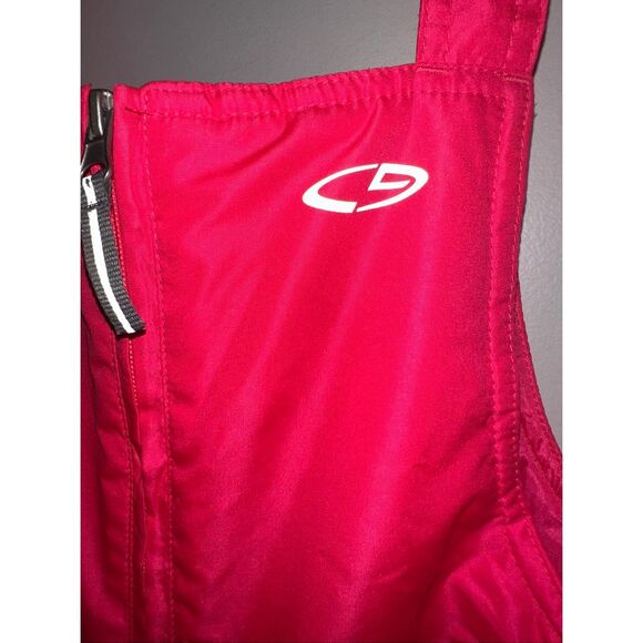 Champion Girls Ski Pant Snow Bib Adjustable Neon Pink Size Large 10-12 - Picture 4 of 7